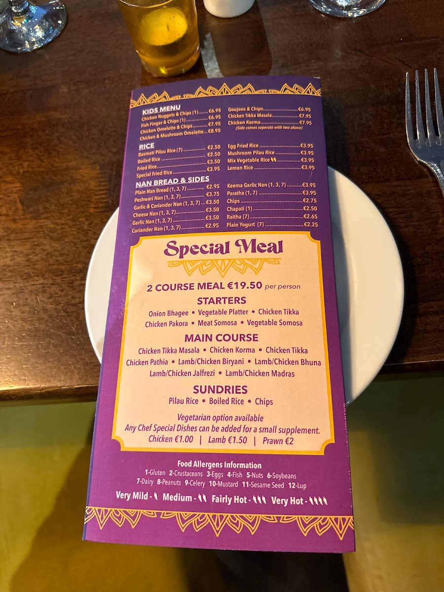 Menu Curry Cottage Indian Restaurant Stranorlar Ballybofey-4